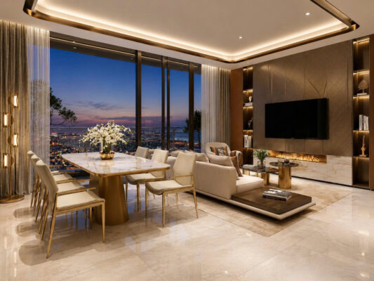 bàn giao căn hộ gladia heights, nội thất bàn giao, hoàn thiện cao cấp